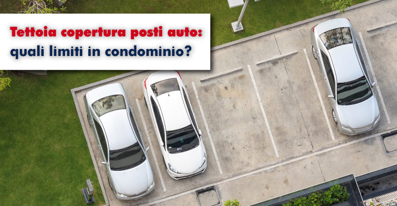 tettoia parcheggio condominio